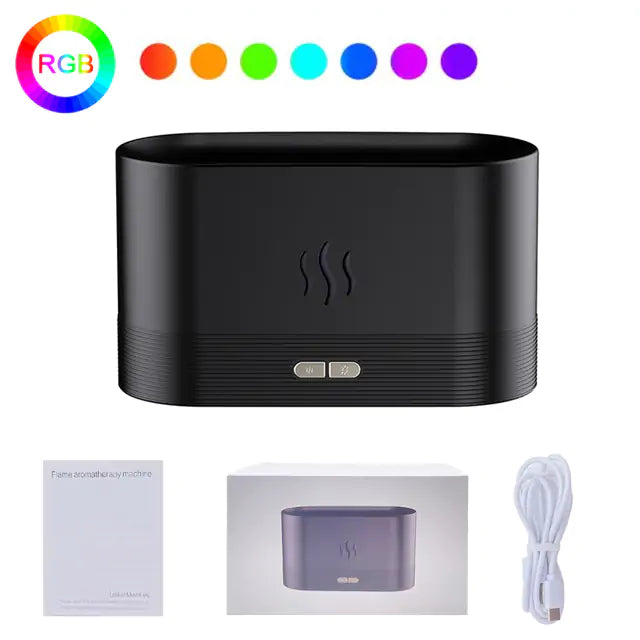 Zentrix™ MistFlame – Mist Maker Flame Air Humidifier