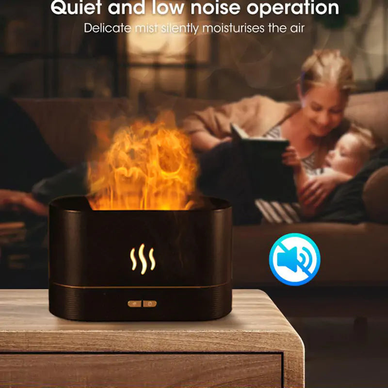 Zentrix™ MistFlame – Mist Maker Flame Air Humidifier