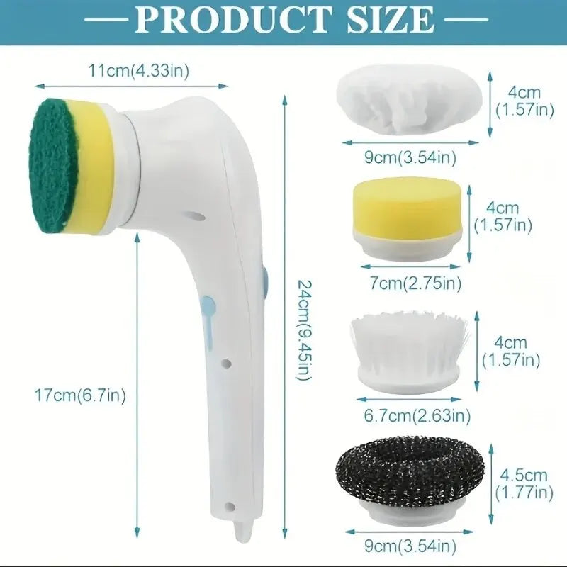 Zentrix™ PowerScrub – Electric Home Cleaning Brush
