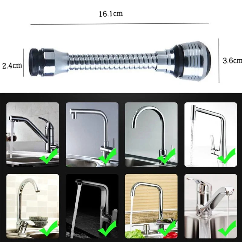 Zentrix™ AquaTwist – Rotatable High-Pressure Faucet Extender