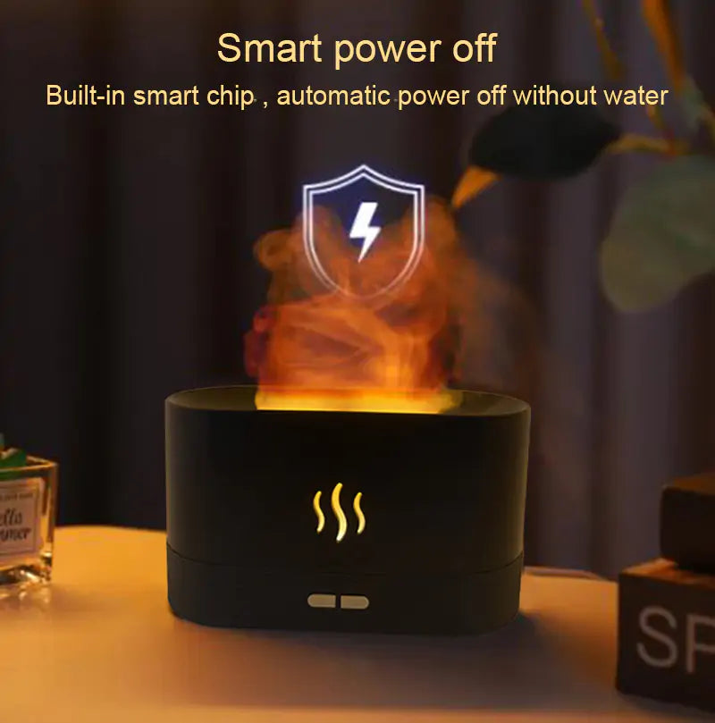 Zentrix™ MistFlame – Mist Maker Flame Air Humidifier