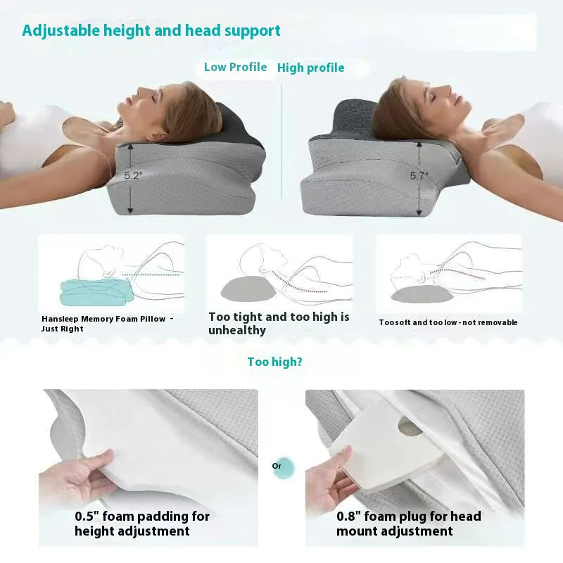 Zentrix™ DreamRest – Memory Cotton Pillow